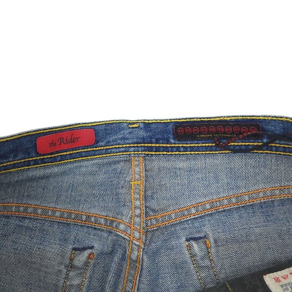 AG Adriano Goldschmied The Rider Jeans Womens Size 27R Denim Medium Wash - Picture 8 of 9